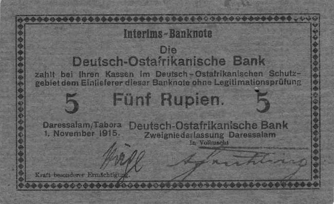 5 Rupien 1915 ro.921b E